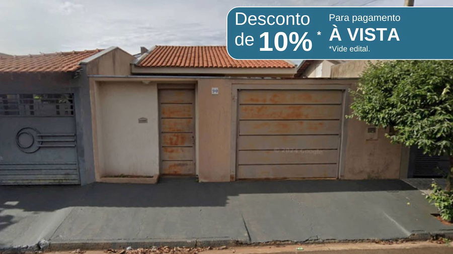 Casa Ocupada no Jardim Ângelo Jurca com 77,54 m²