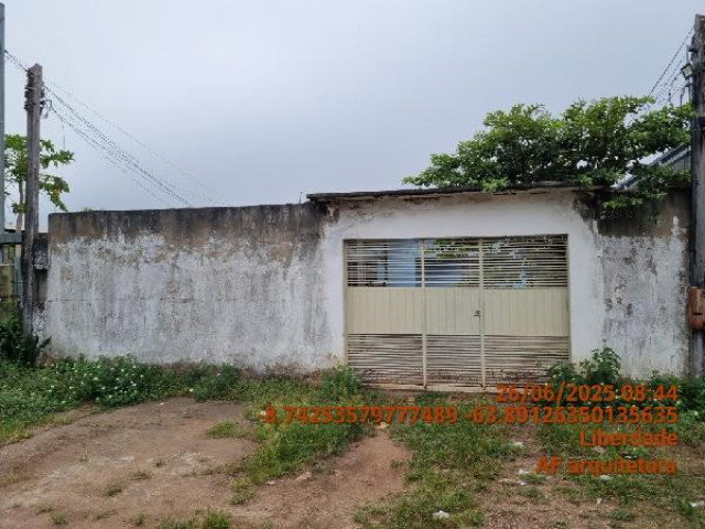 Casa com 57,53m² e terreno de 360m² em Porto Velho/RO