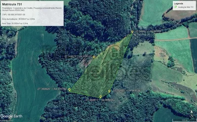 Área Rural com 3,5 Hectares de Mata Nativa