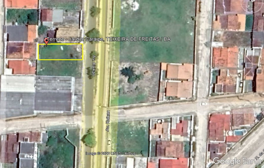 Terreno 250m² - Jardim Caraipe, Teixeira de Freitas/BA