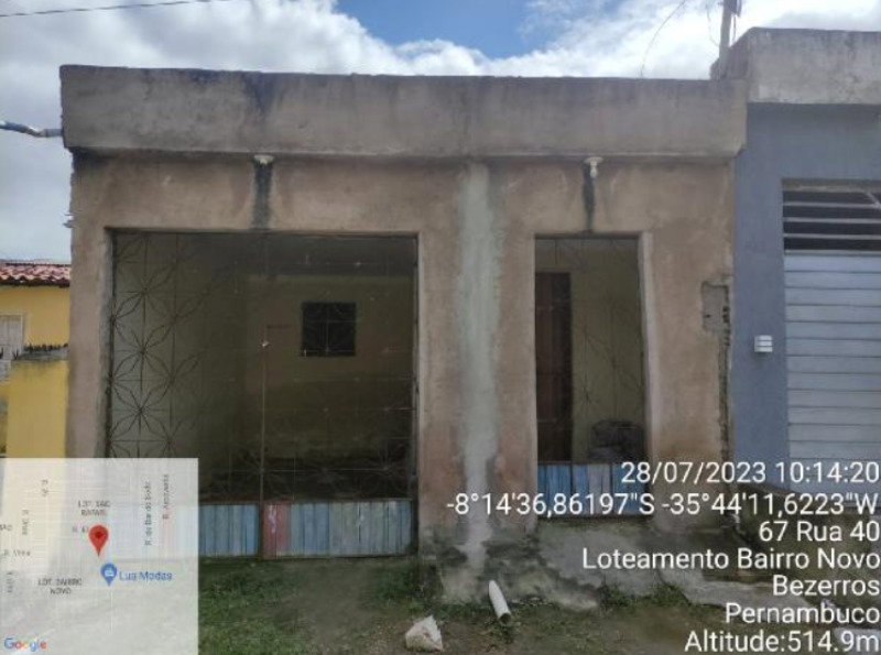 Casa com 2 Quartos em Bezerros/PE