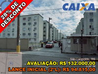 Apto 2 quartos, 41m² privativa, 81m² total - Santos Dumont, São Leopoldo/RS