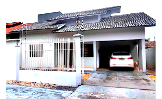 Casa com área gourmet em Nova Mutum/MT