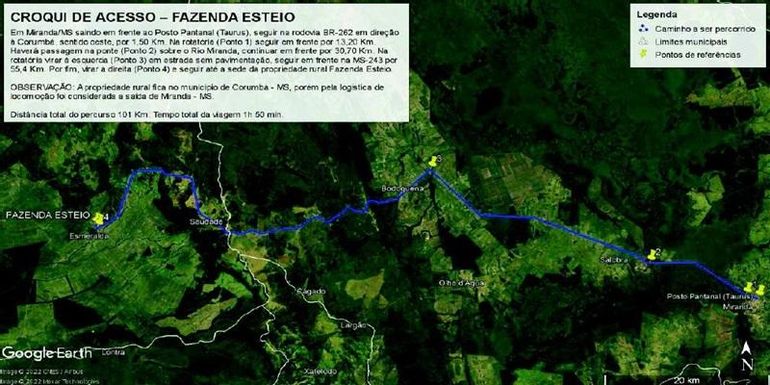 Fazenda rural com 1.033 hectares, área pró-indiviso, desocupada
