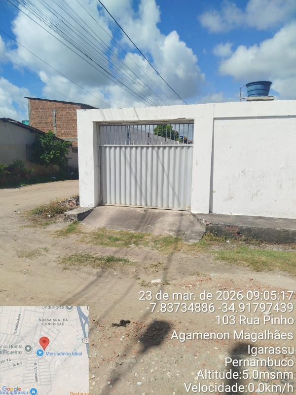 Casa 2 quartos, 2 banheiros, 61m² com vaga na garagem em Igarassu