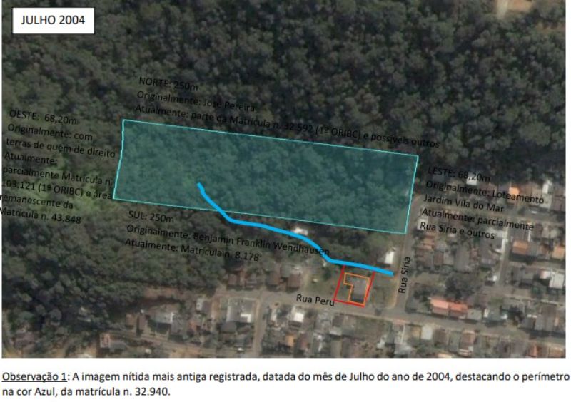 Terreno amplo com fração ideal de 15.593,40 m², excelente oportunidade
