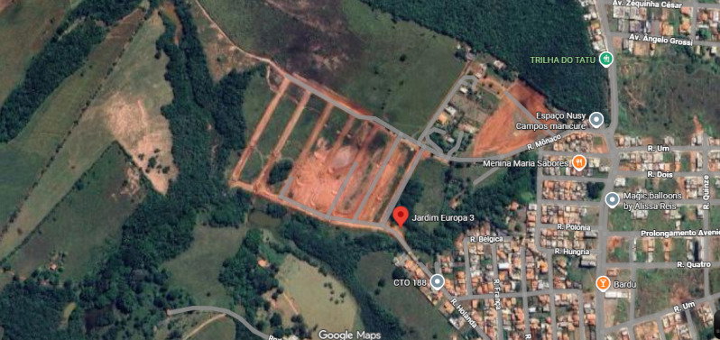Terreno com 387,50 m² em Três Corações/MG