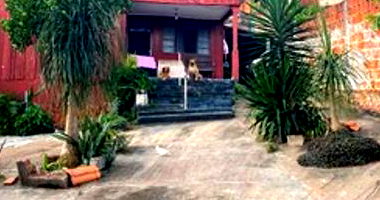 Terreno com casa de madeira em Presidente Prudente