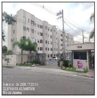 Apartamento 41,27m² com lance inicial de R$84.306,67