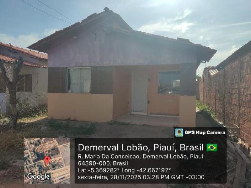 Casa com 2 quartos em Demerval Lobão/PI