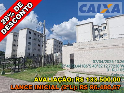 Apartamento com 2 Quartos e 1 Vaga, 40,54m² em Nova Iguaçu/RJ