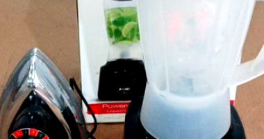 Liquidificador e Ferro de Passar - Equipamentos em Leilão