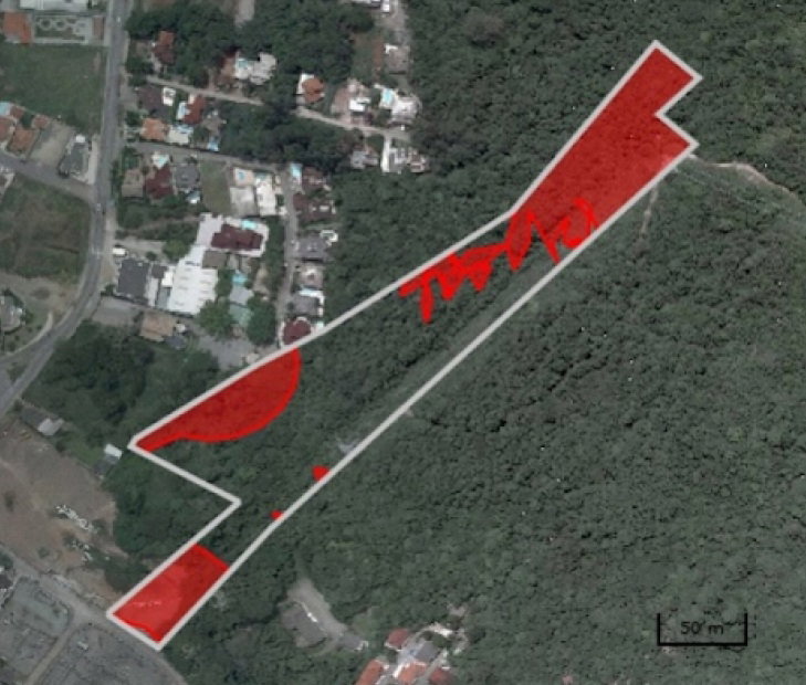 Terreno de 22.759m² em Córrego Grande, Florianópolis/SC