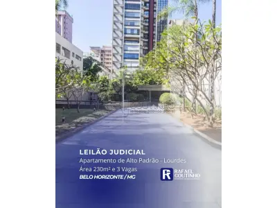 Apartamento Alto Padrão em Lourdes, Belo Horizonte - 3 Vagas
