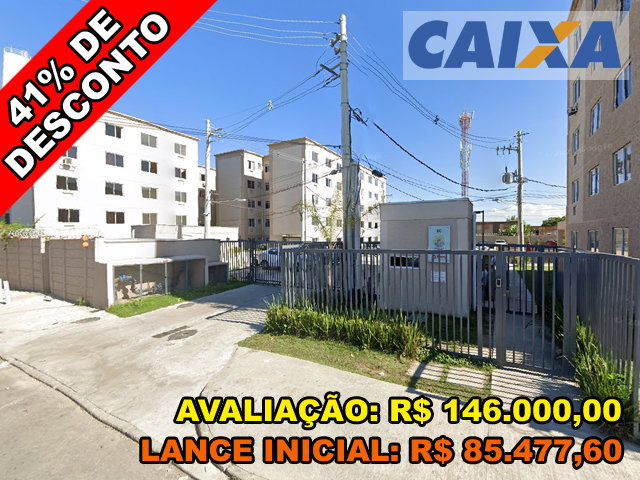 Apartamento 2 Quartos com 40m² em Mesquita/RJ