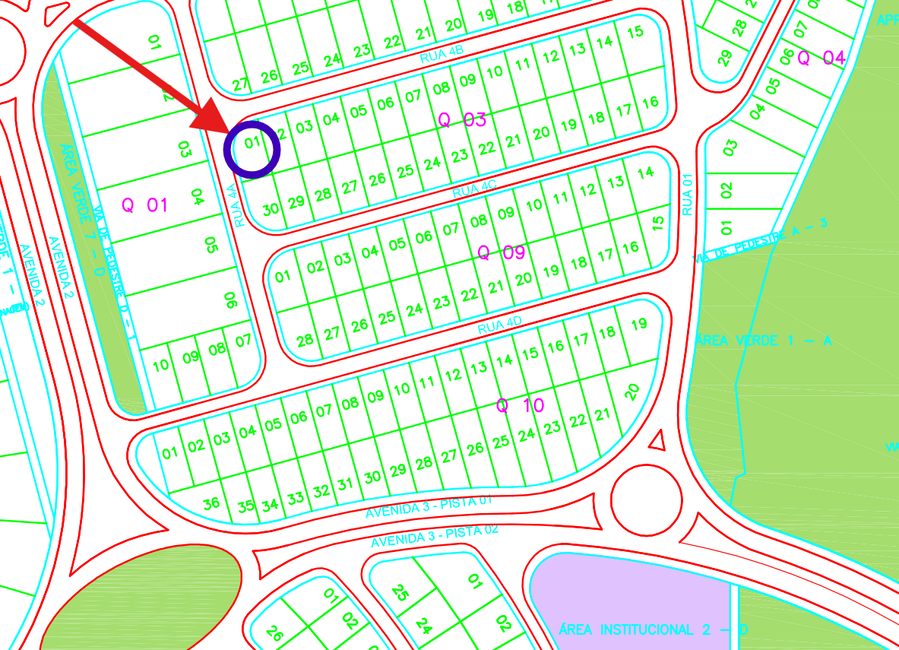 Lote de 540m² em loteamento