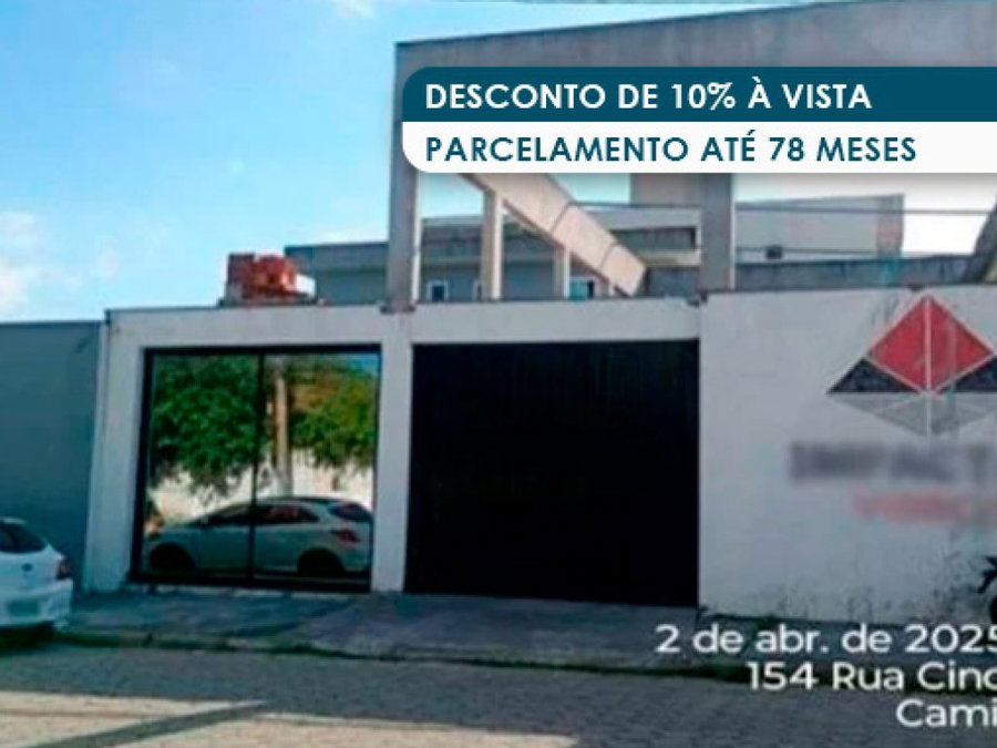 Casa Ocupada com 53.22m² Construída em Terreno de 382.58m²