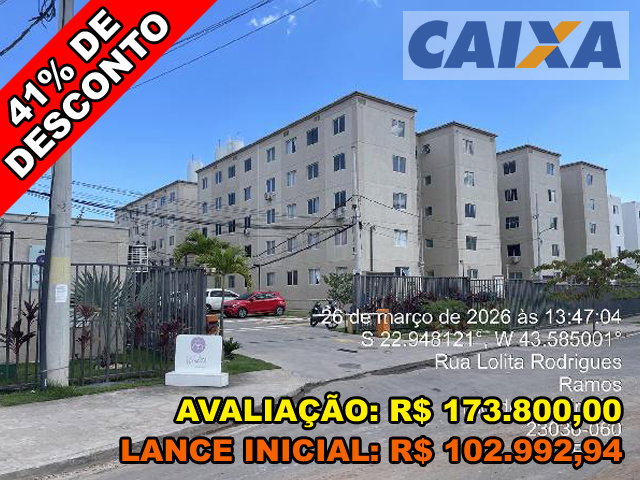 Apartamento com 2 quartos em Guaratiba, Rio de Janeiro