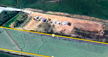 Terreno amplo de 37.699,51m² em zona rural, relevo inclinado