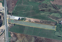 Terreno amplo de 37.699,51m² em zona rural, relevo inclinado