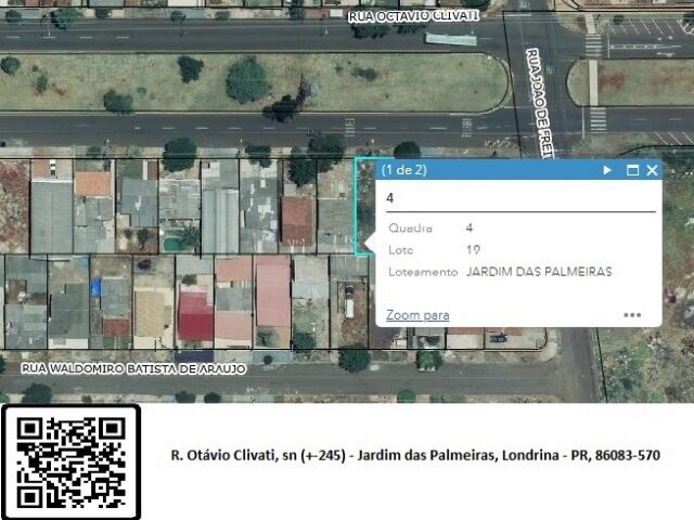 Terreno de 250m² no Jardim das Palmeiras, Londrina/PR