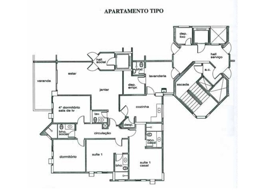 Apartamento com 4 dormitórios, 155m², 2 vagas