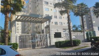 Apartamento 45,18m², 2 quartos, 2 banheiros, 1 vaga