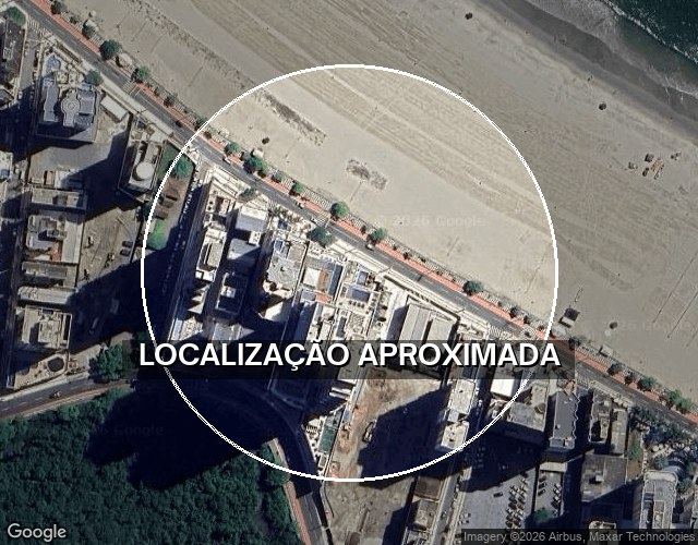 Apartamento com 1 Vaga na Av. Atlântica, Centro