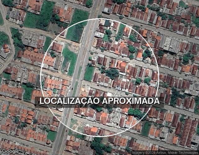 Casa com 2 quartos, 65,39m², terreno 150m², desocupada