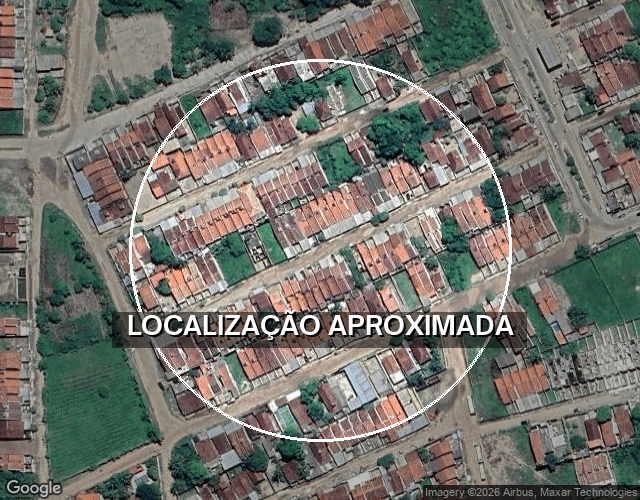 Casa com 2 quartos e 1 banheiro, área construída de 61.87m², desocupada