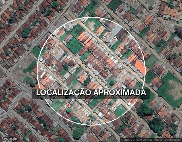 Casa com 2 quartos e 1 banheiro, área construída de 61.87m², desocupada