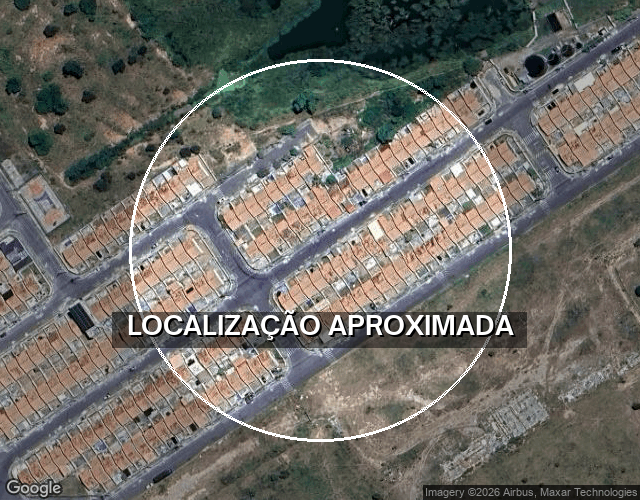 Casa com 2 quartos e 1 banheiro, área construída de 61.87m², desocupada