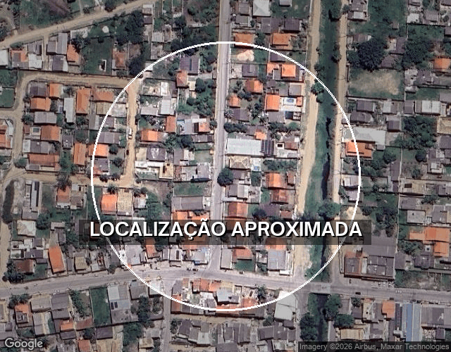 Casa com 2 quartos e 1 banheiro, área construída de 61.87m², desocupada