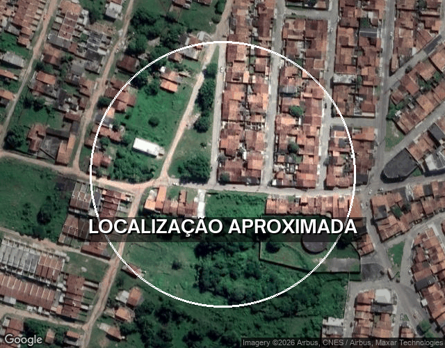 Casa com 2 quartos e 1 banheiro, área construída de 61.87m², desocupada