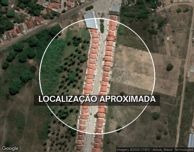 Casa com 2 quartos, 68,44m², terraço, desocupada