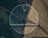 Terreno de 1.088m² em área rural, sem construções