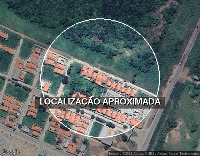 Casa com 2 quartos e 1 banheiro, área construída de 61.87m², desocupada
