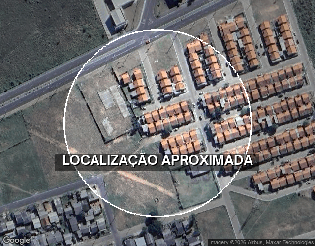 Casa com 2 quartos e 1 banheiro, área construída de 61.87m², desocupada
