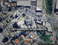 Sala comercial com 24,74m², 1 banheiro, desocupada