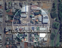 Lote urbano com 516,80m² e 3 edificações em Pinhalzinho