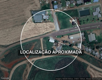 Fração de terras com galpão misto e construções