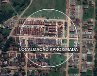 Casa com 3 quartos, varanda e área de serviço, 54,59 m² construída