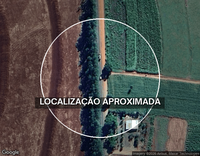 Lote de terras com 4.000 m², construções em alvenaria, murado e com jardins