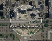 Salas comerciais com 2 banheiros e piso em granito