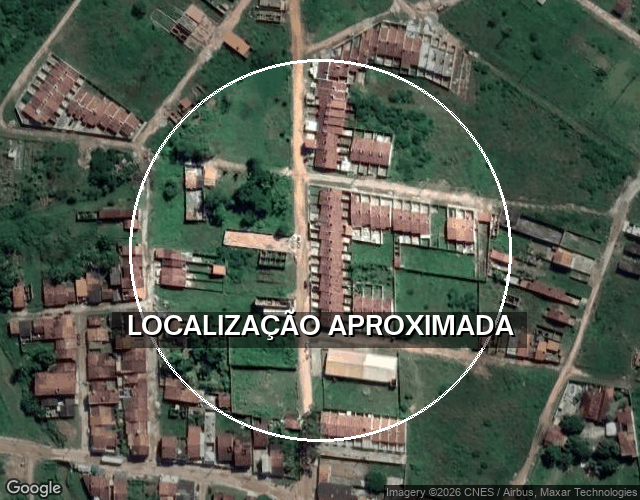 Casa com 2 quartos, 59,42m², varanda e área de serviço