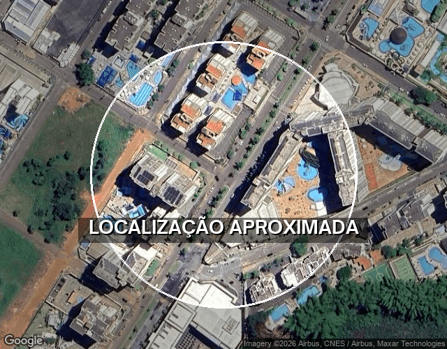 Apartamento com garagem em Caldas Novas/GO