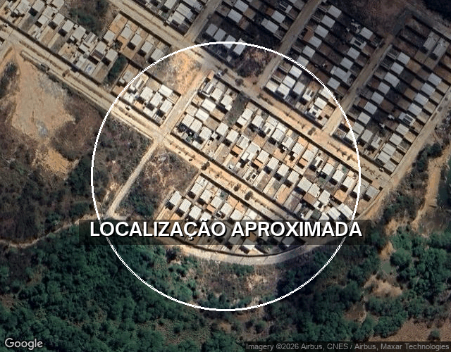 Casa com 2 quartos e 1 banheiro, área construída de 49,92 m², desocupada