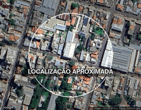 Terreno comercial 747m² com prédio de 18 peças em Alegrete/RS