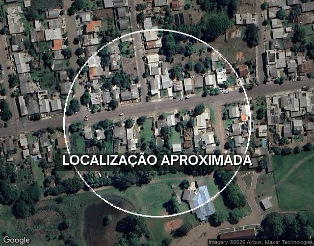 Terreno com residência em Santiago/RS