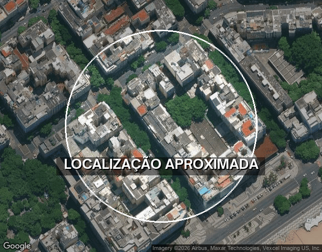 Apartamento 38m² em Copacabana com sala e quarto conjugado